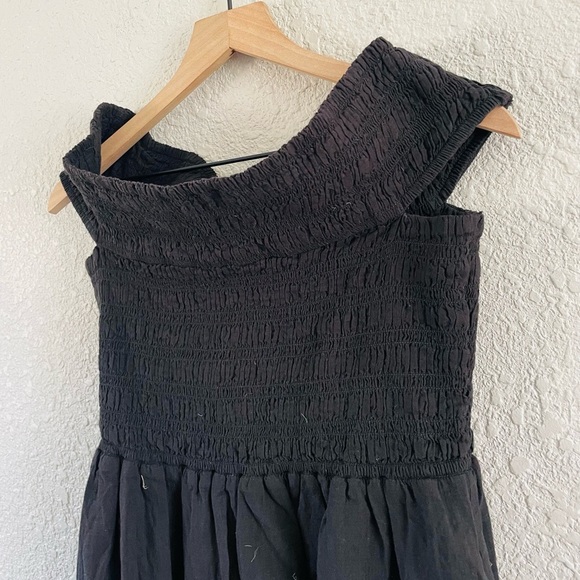 Everlane The Gauze Off -The-Shoulder Dress in Black size small - Picture 3 of 11